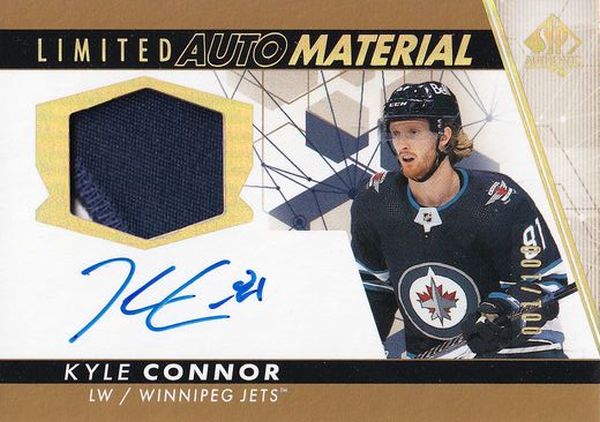 AUTO patch karta KYLE CONNOR 23-24 SP Authentic Limited Auto Material Update /100